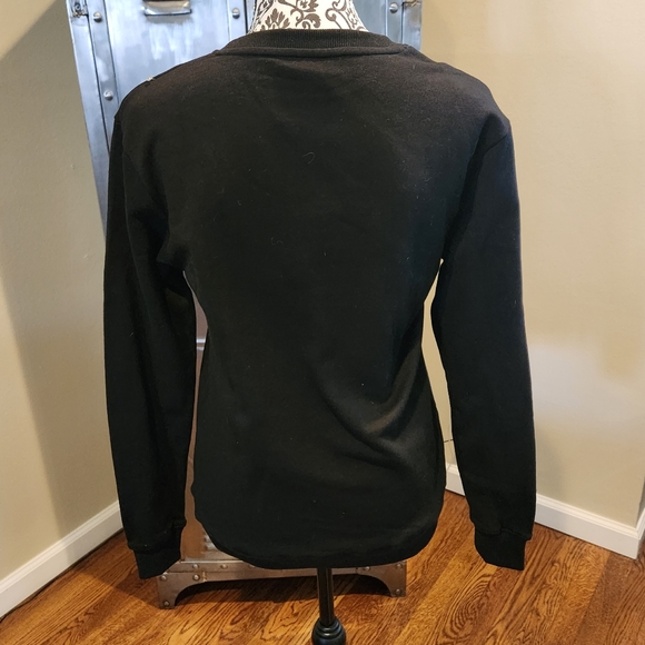 BLVCK Paris Exclusive Square Logo French Terry Cotton Sweatshirt - Picture 4 of 8